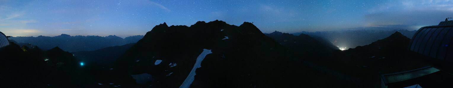 Silvretta Montafon Panorama Bahn am Hochjoch