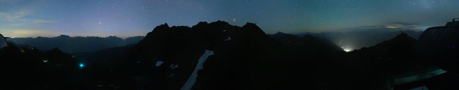 Silvretta Montafon Panorama Bahn am Hochjoch