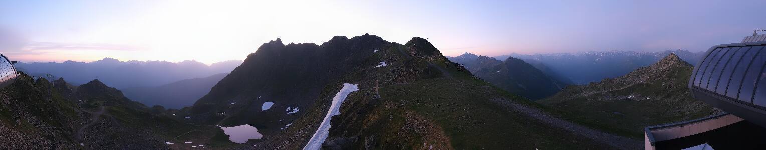Silvretta Montafon Panorama Bahn am Hochjoch