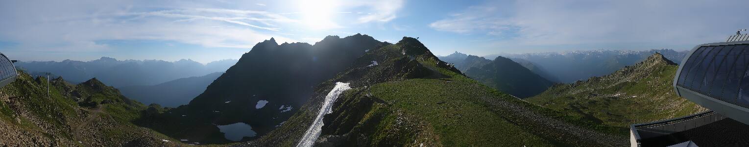 Silvretta Montafon Panorama Bahn am Hochjoch