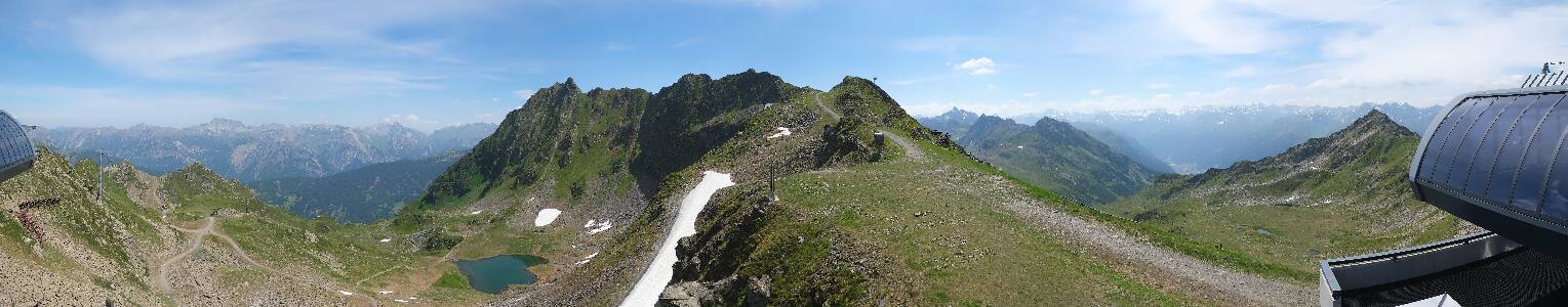 Silvretta Montafon | Panorama Bahn am Hochjoch