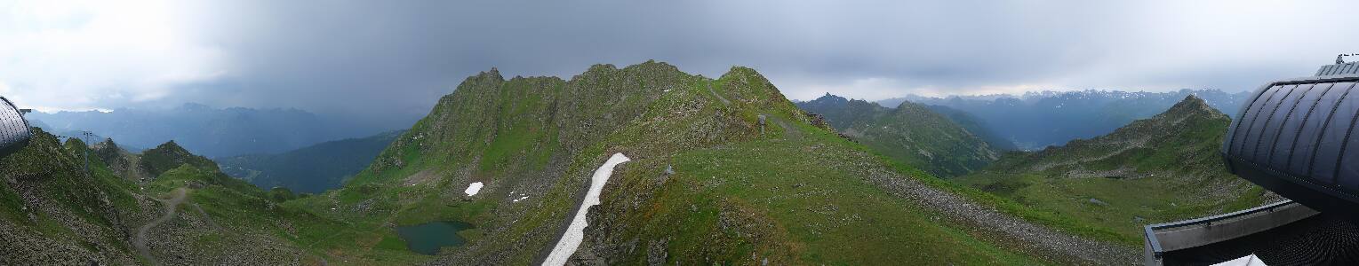 Silvretta Montafon Panorama Bahn am Hochjoch