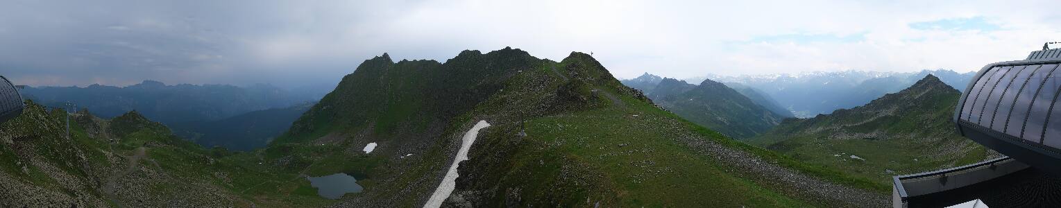 Silvretta Montafon Panorama Bahn am Hochjoch