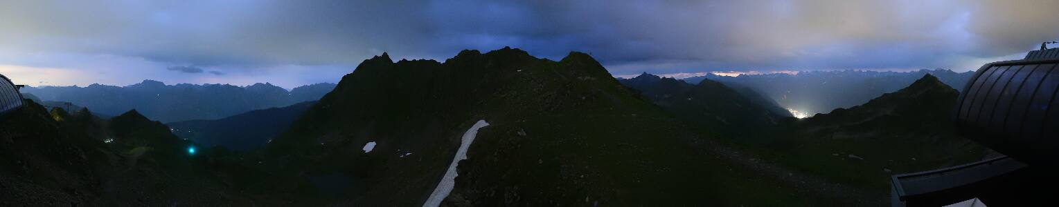 Silvretta Montafon Panorama Bahn am Hochjoch