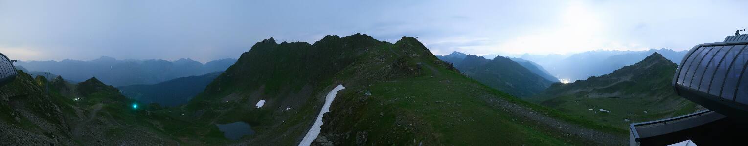 Silvretta Montafon Panorama Bahn am Hochjoch