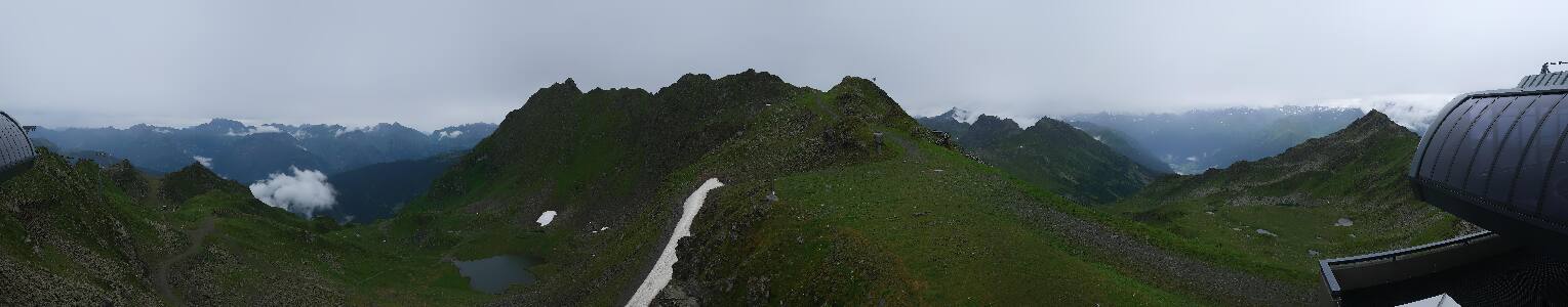 Silvretta Montafon Panorama Bahn am Hochjoch