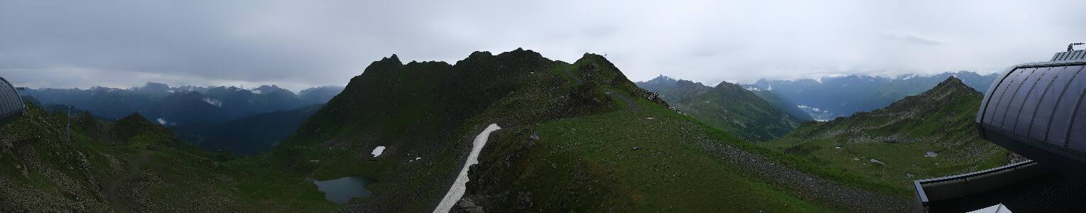 Silvretta Montafon Panorama Bahn am Hochjoch