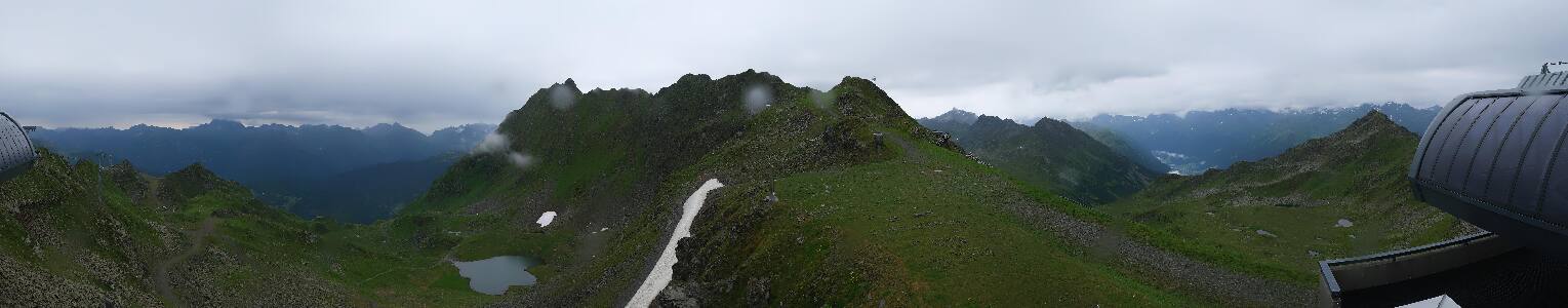 Silvretta Montafon Panorama Bahn am Hochjoch