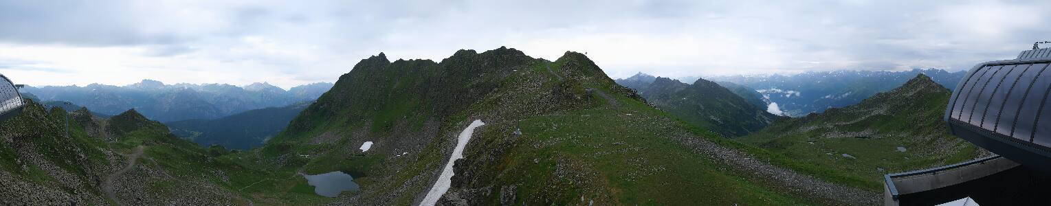 Silvretta Montafon Panorama Bahn am Hochjoch