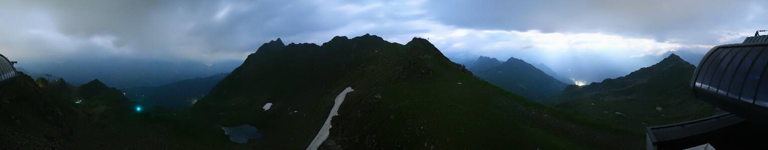 Silvretta Montafon Panorama Bahn am Hochjoch