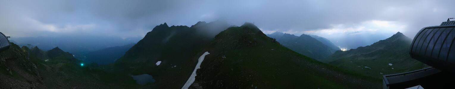 Silvretta Montafon Panorama Bahn am Hochjoch