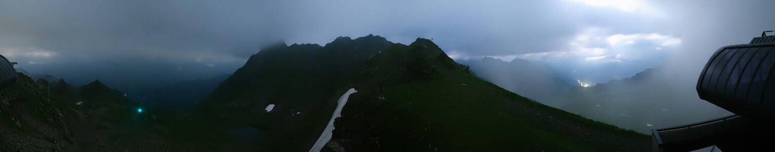 Silvretta Montafon Panorama Bahn am Hochjoch