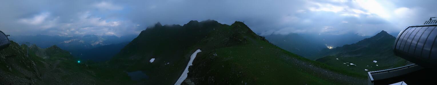 Silvretta Montafon Panorama Bahn am Hochjoch