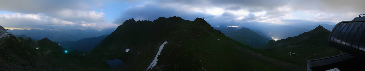 Silvretta Montafon Panorama Bahn am Hochjoch