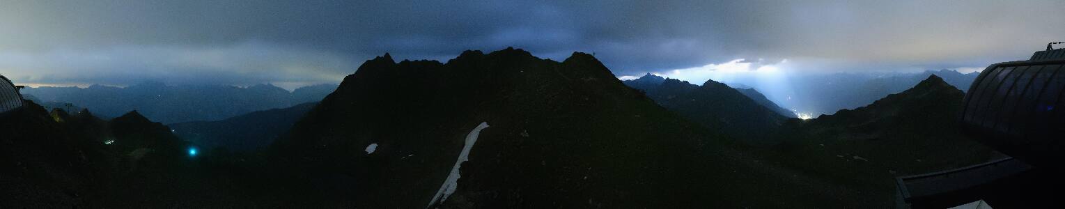 Silvretta Montafon Panorama Bahn am Hochjoch