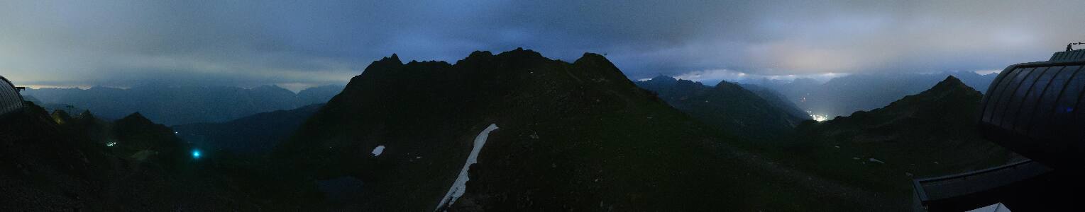 Silvretta Montafon Panorama Bahn am Hochjoch