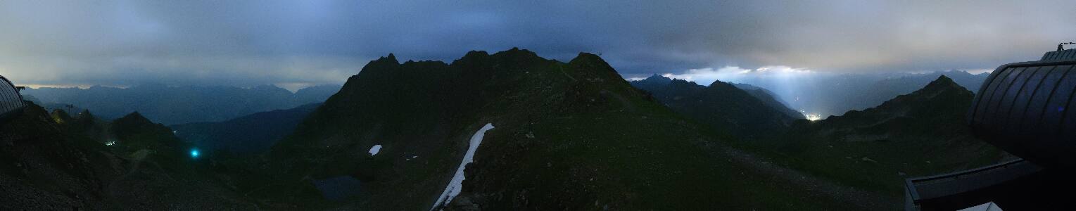 Silvretta Montafon Panorama Bahn am Hochjoch