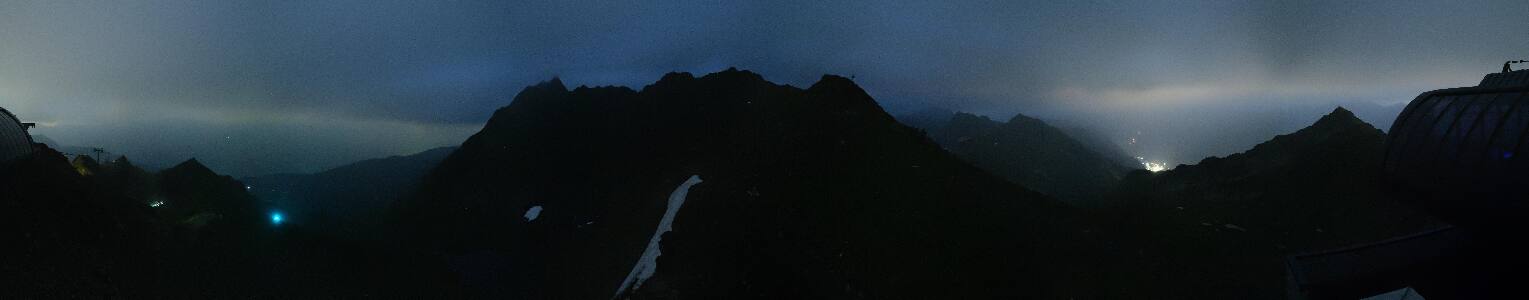 Silvretta Montafon Panorama Bahn am Hochjoch