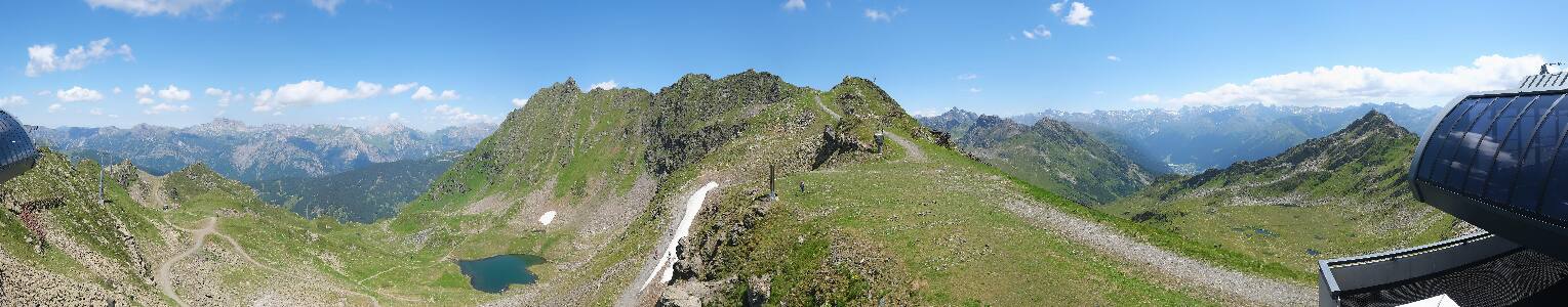 Silvretta Montafon | Panorama Bahn am Hochjoch