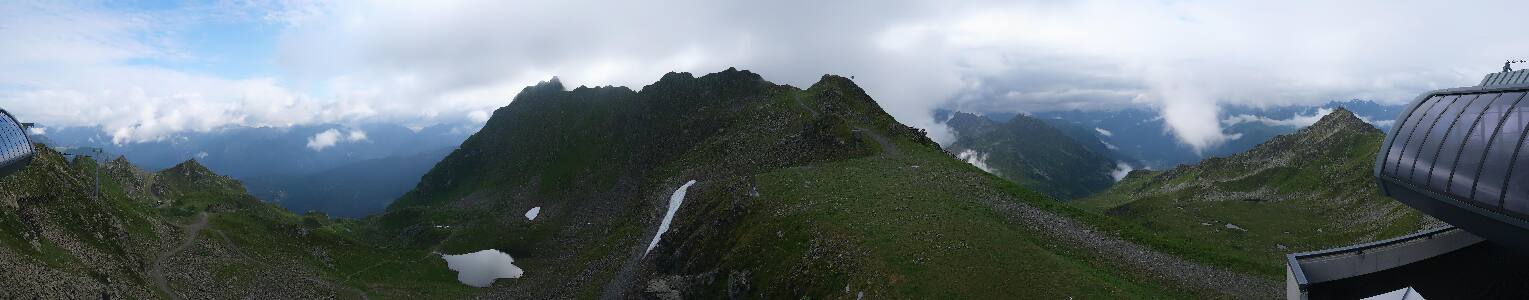 Silvretta Montafon Panorama Bahn am Hochjoch