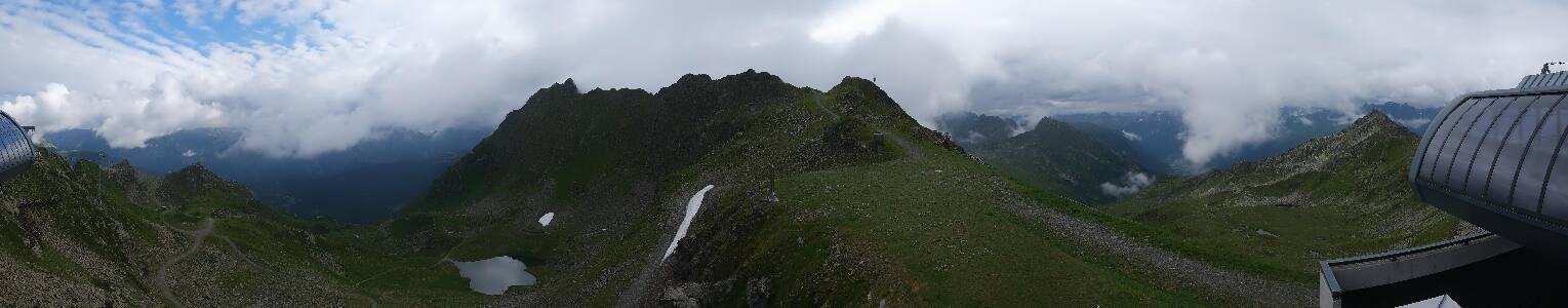 Silvretta Montafon Panorama Bahn am Hochjoch