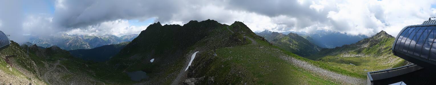 Silvretta Montafon Panorama Bahn am Hochjoch