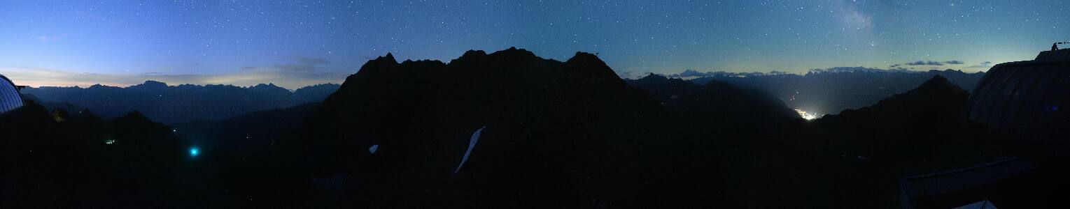 Silvretta Montafon Panorama Bahn am Hochjoch
