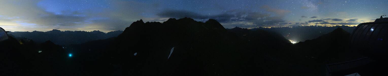 Silvretta Montafon Panorama Bahn am Hochjoch