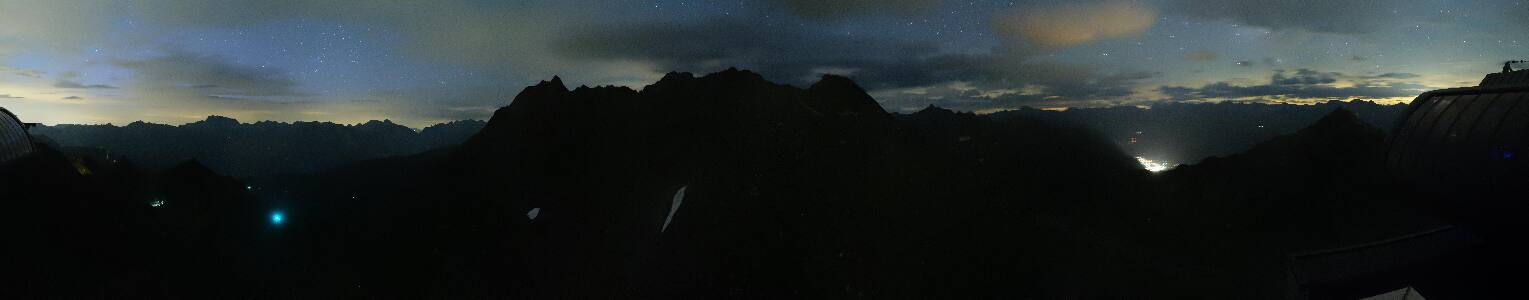 Silvretta Montafon Panorama Bahn am Hochjoch