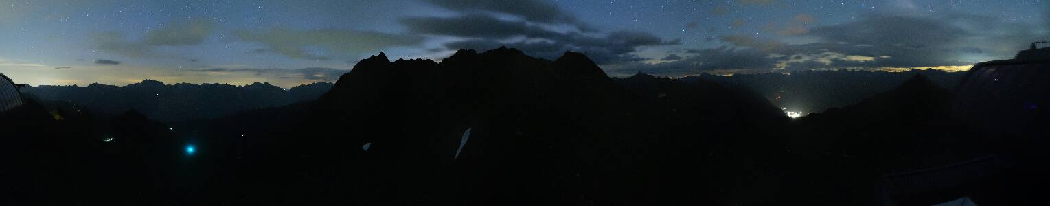 Silvretta Montafon Panorama Bahn am Hochjoch