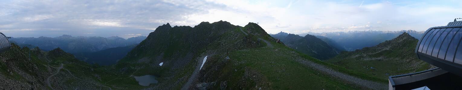 Silvretta Montafon Panorama Bahn am Hochjoch