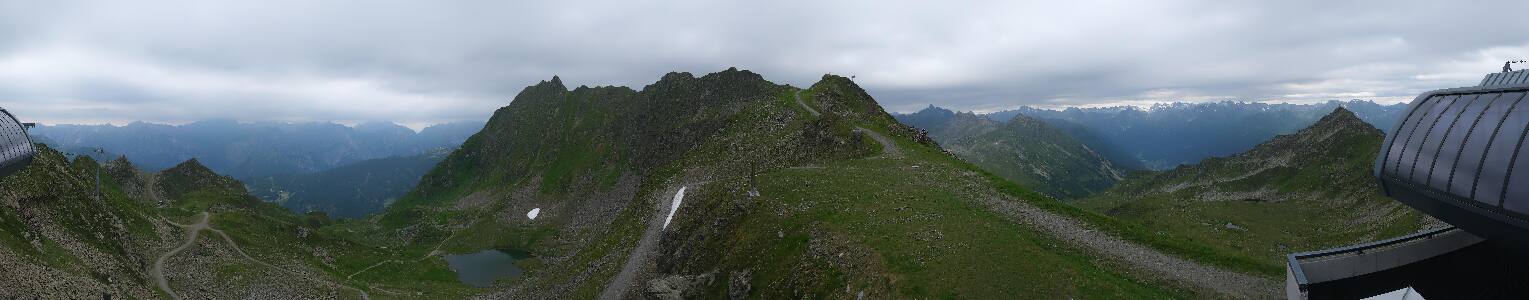 Silvretta Montafon Panorama Bahn am Hochjoch