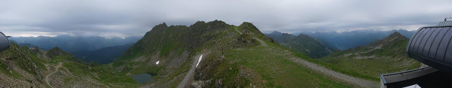 Silvretta Montafon Panorama Bahn am Hochjoch