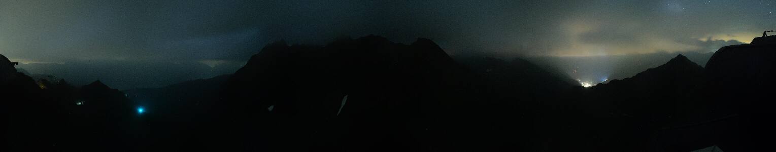 Silvretta Montafon Panorama Bahn am Hochjoch