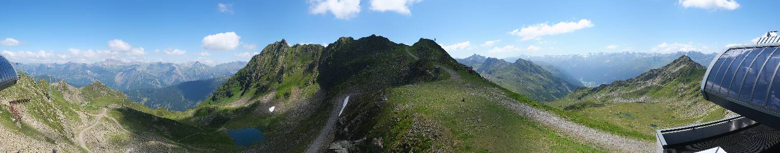 Silvretta Montafon | Panorama Bahn am Hochjoch
