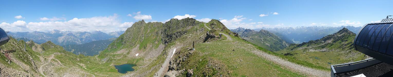 Silvretta Montafon | Panorama Bahn am Hochjoch