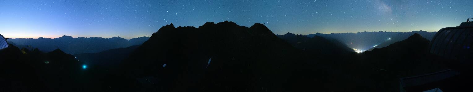 Silvretta Montafon Panorama Bahn am Hochjoch