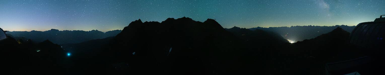 Silvretta Montafon Panorama Bahn am Hochjoch
