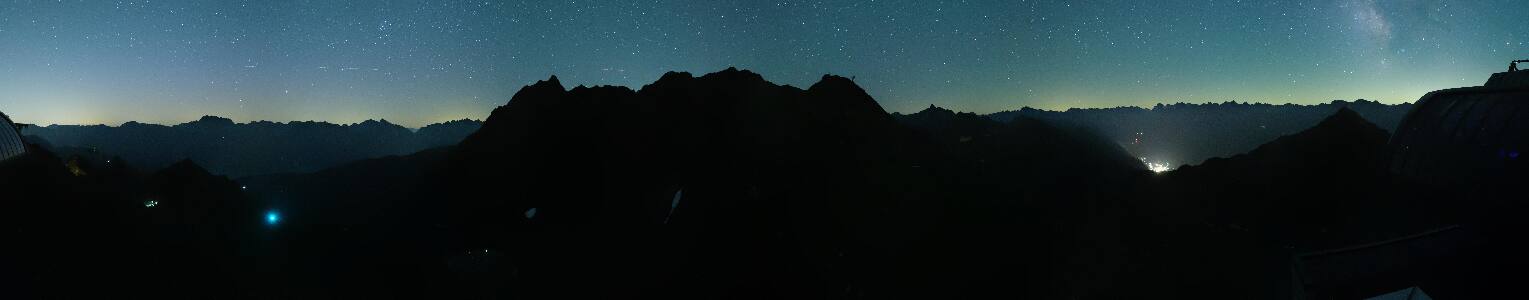 Silvretta Montafon Panorama Bahn am Hochjoch