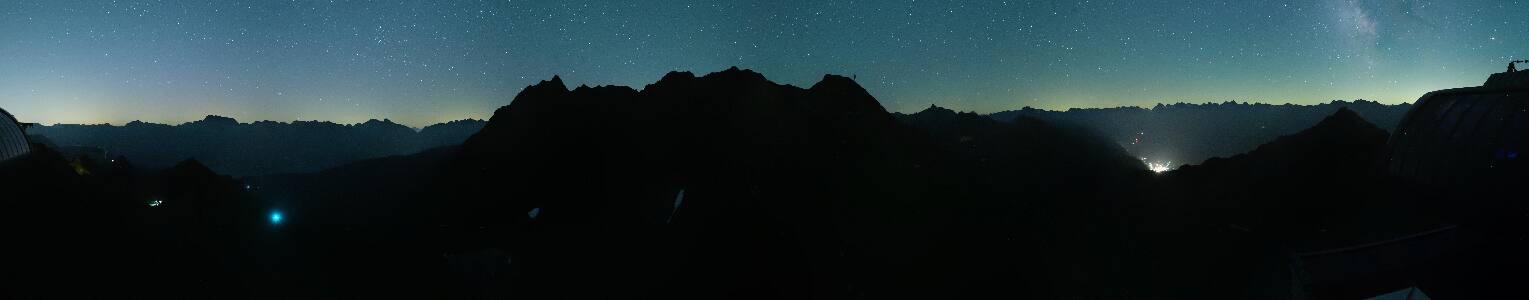 Silvretta Montafon Panorama Bahn am Hochjoch