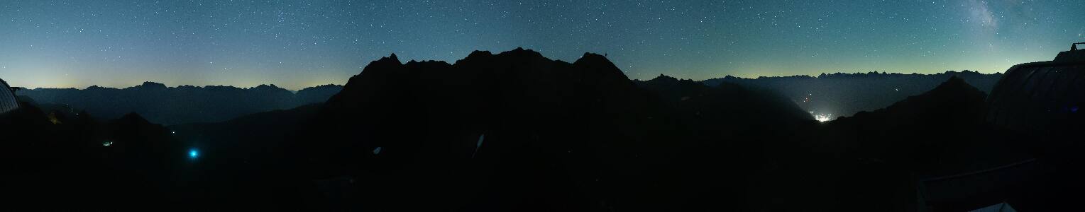 Silvretta Montafon Panorama Bahn am Hochjoch