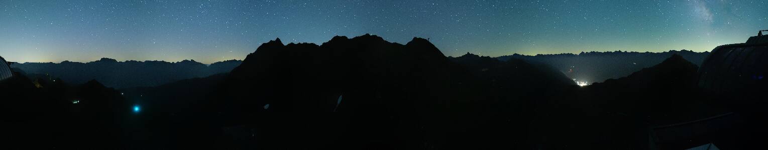 Silvretta Montafon Panorama Bahn am Hochjoch