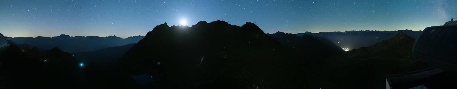 Silvretta Montafon Panorama Bahn am Hochjoch