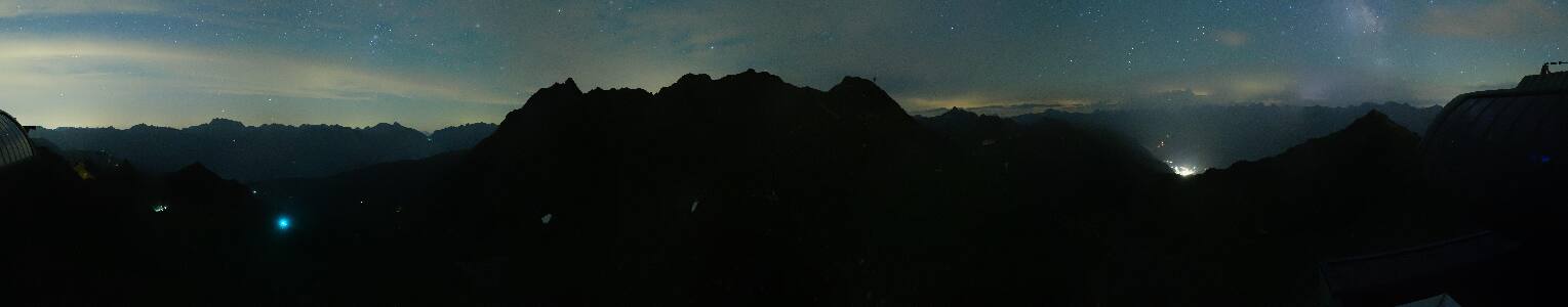 Silvretta Montafon Panorama Bahn am Hochjoch