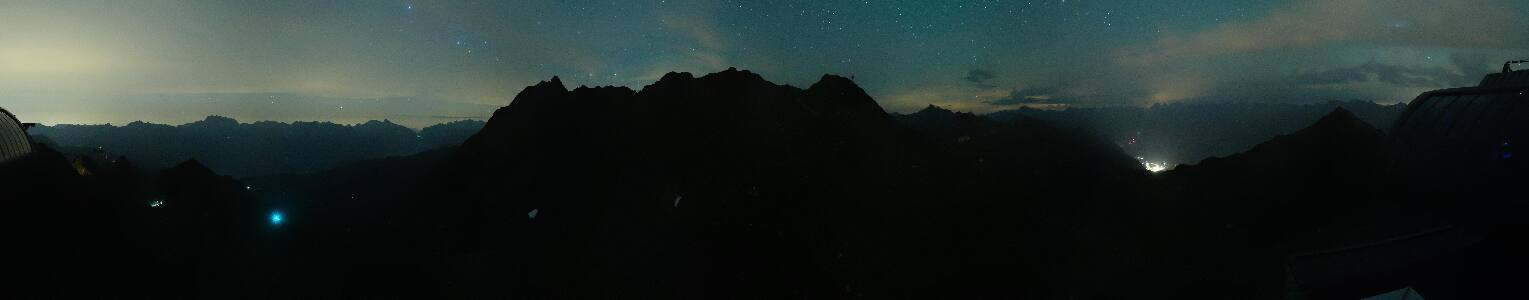 Silvretta Montafon Panorama Bahn am Hochjoch
