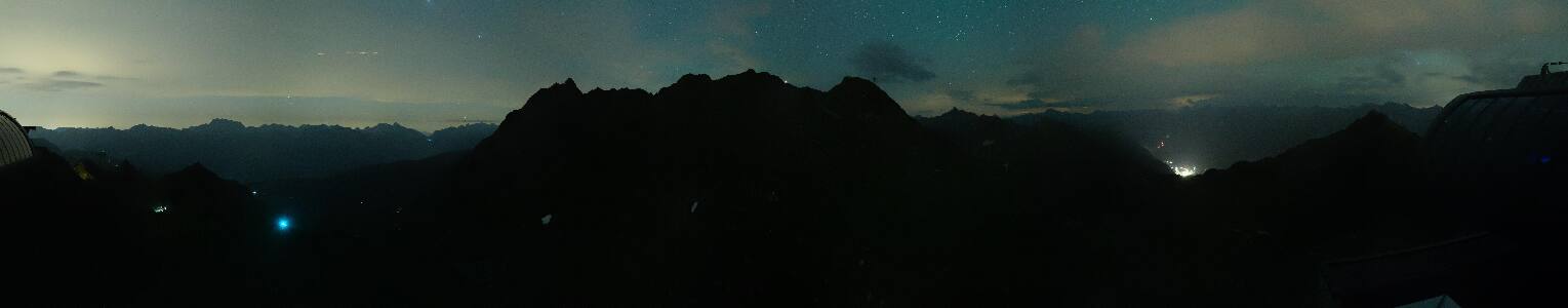 Silvretta Montafon Panorama Bahn am Hochjoch