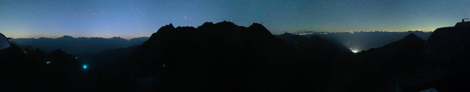 Silvretta Montafon Panorama Bahn am Hochjoch