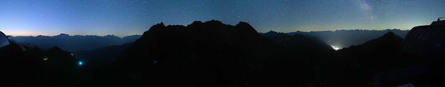 Silvretta Montafon Panorama Bahn am Hochjoch