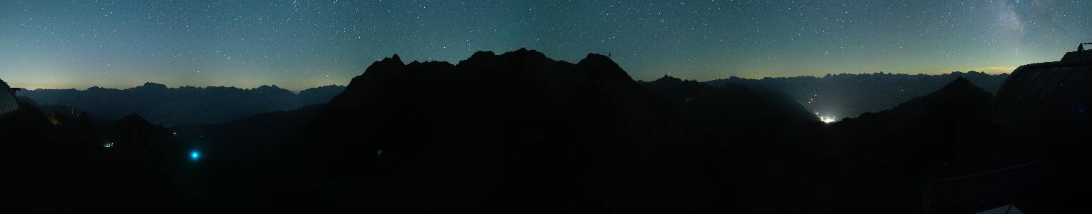 Silvretta Montafon Panorama Bahn am Hochjoch