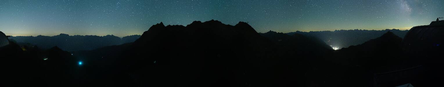 Silvretta Montafon Panorama Bahn am Hochjoch